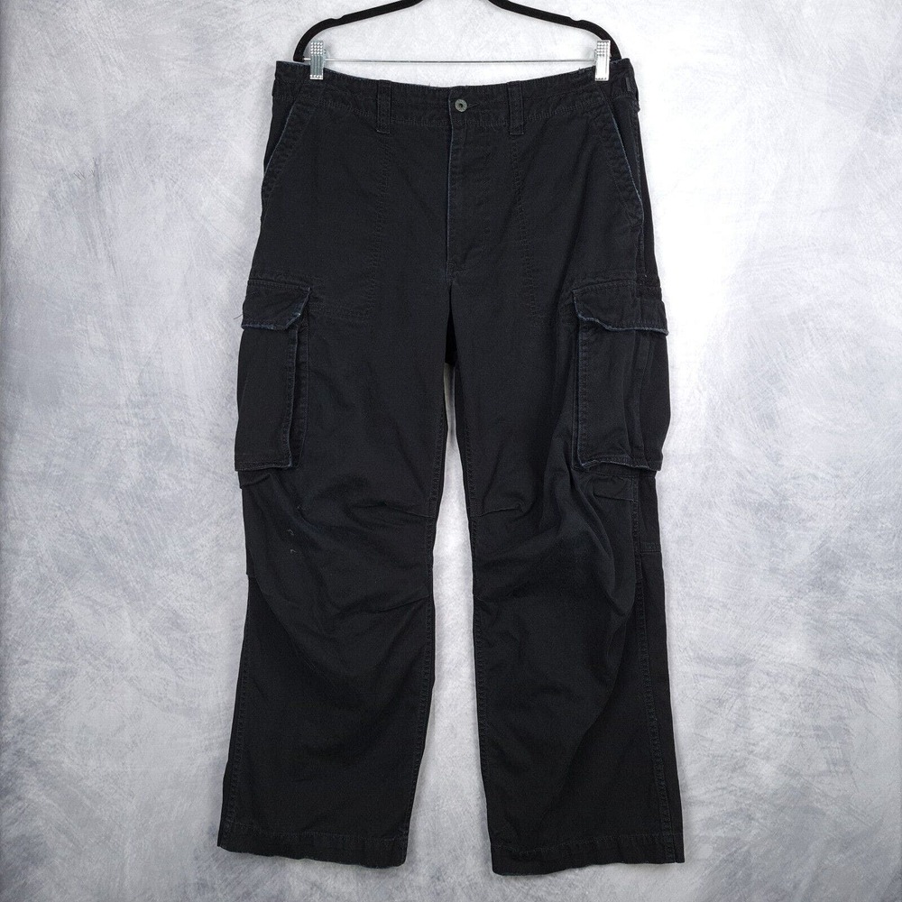 Men's Black Cargo Pants Ralph Lauren Polo CO